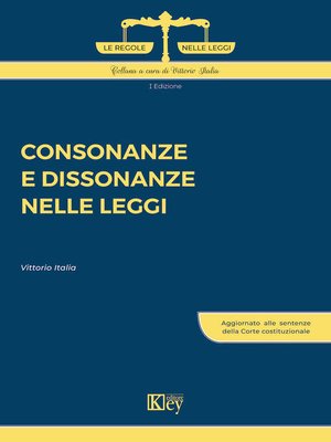 cover image of Consonanze e dissonanze nelle leggi